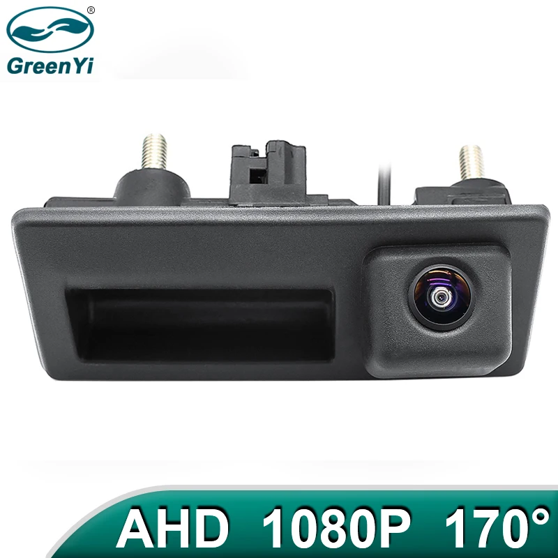 GreenYi 170 ° 1080P HD AHD Автомобильная камера заднего вида для Audi VW Passat Tiguan Golf Jetta Polo Sharan Caddy