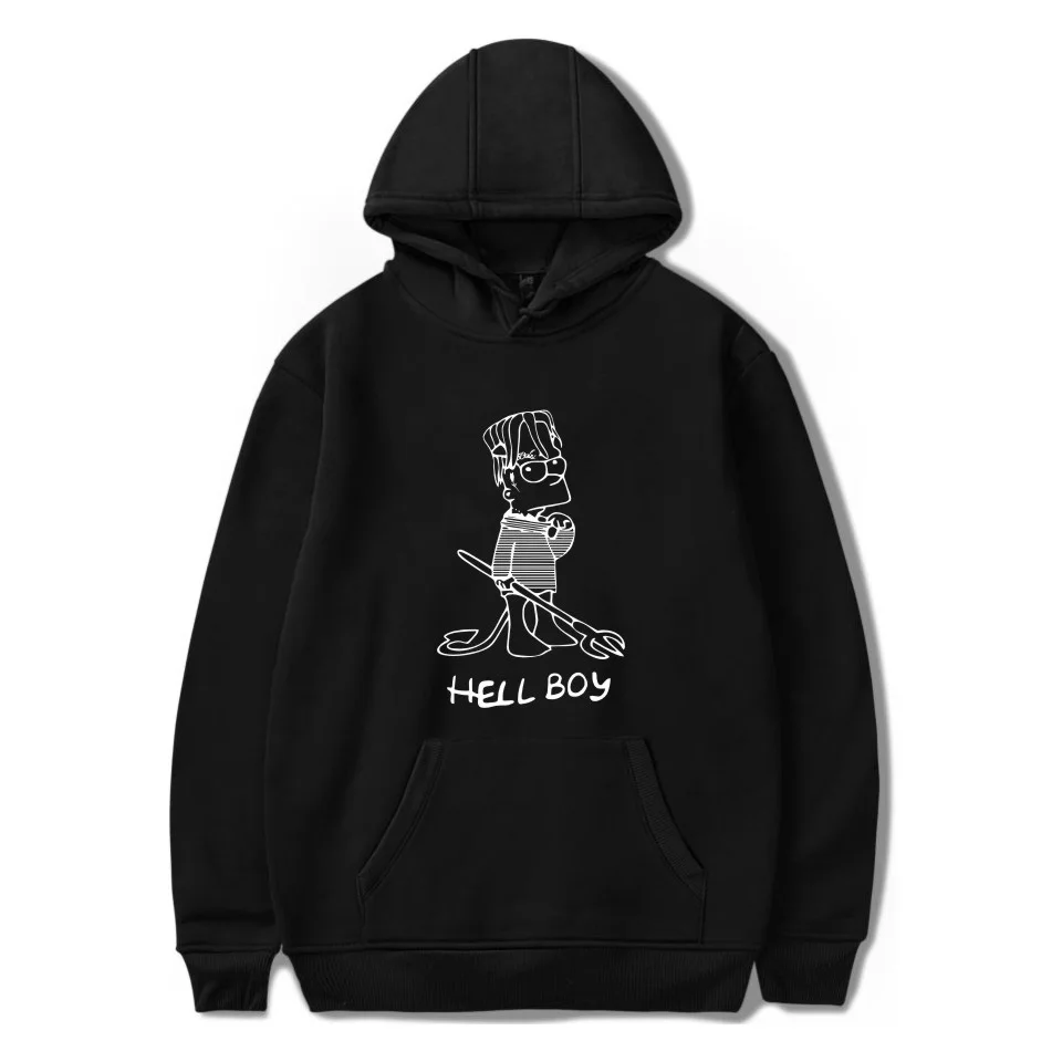 Толстовка Lil Peep Hell Boy модное худи в стиле хип-хоп уличная одежда Харадзюку