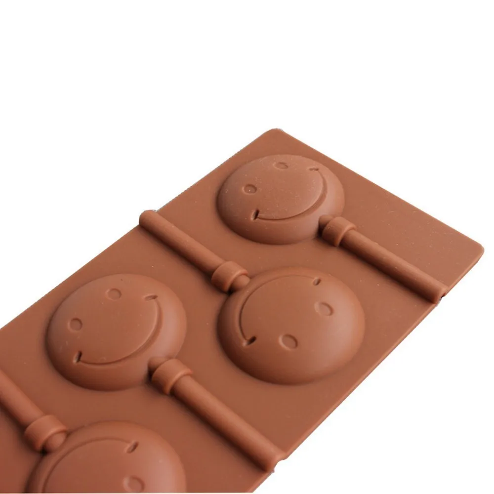 Smiley силиконовая форма для леденцов DIY конфет и шоколада оборудование выпечки
