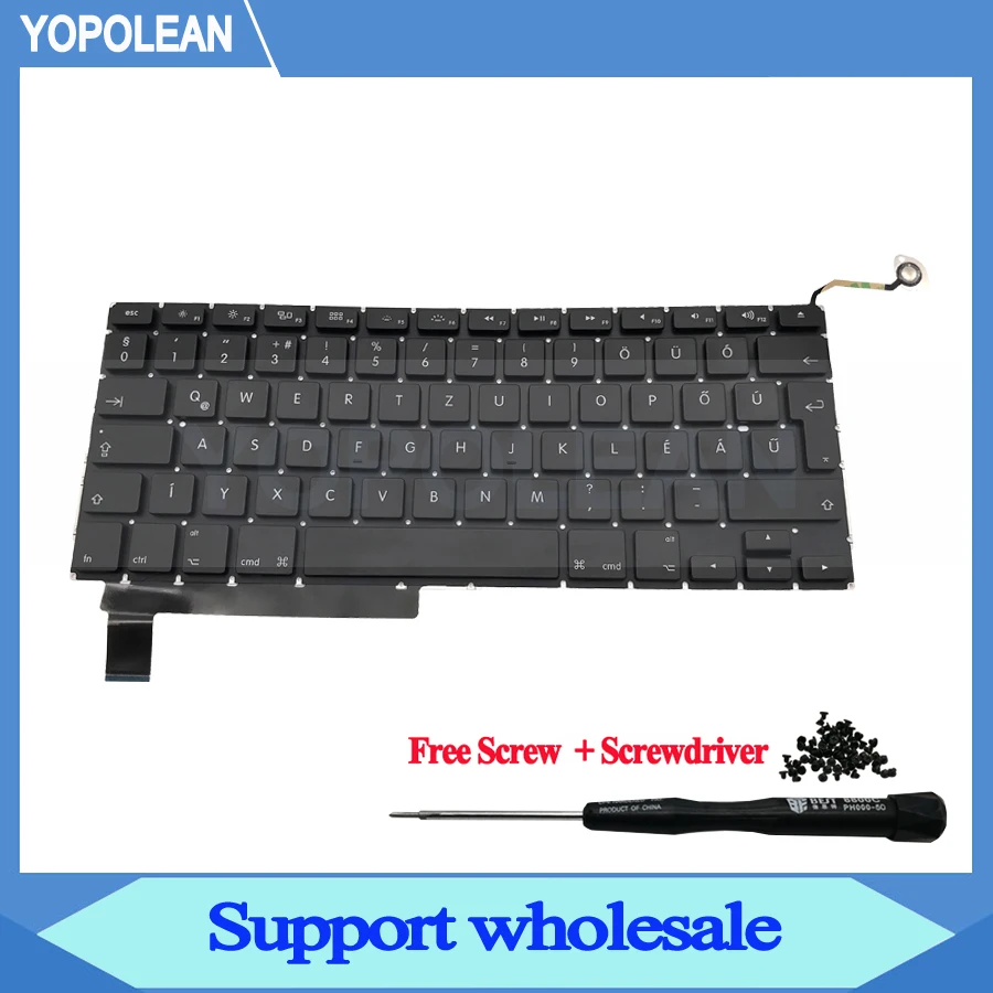 Новая клавиатура Венгрия для Macbook Pro Unibody 15 дюймов A1286 2009 2010 2011 2012 лет | Компьютеры и