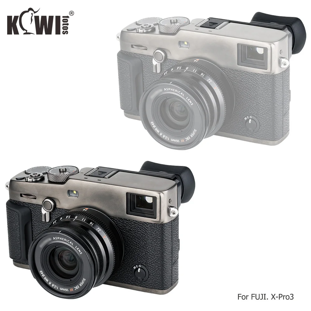 KIWIFOTOS длинный наглазник Видоискатель камеры из мягкого силикона защитный окуляр