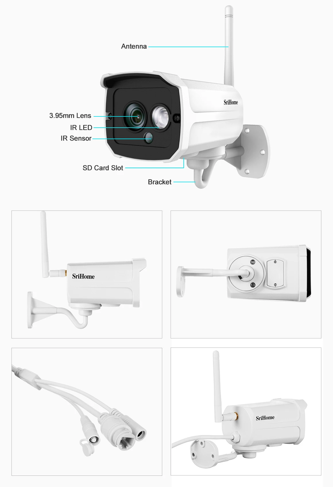 HD 1080P беспроводная Wifi камера безопасности цифровая камера ночного видения сеть видеонаблюдения камеры дистанционного мониторинга онлайн камера s