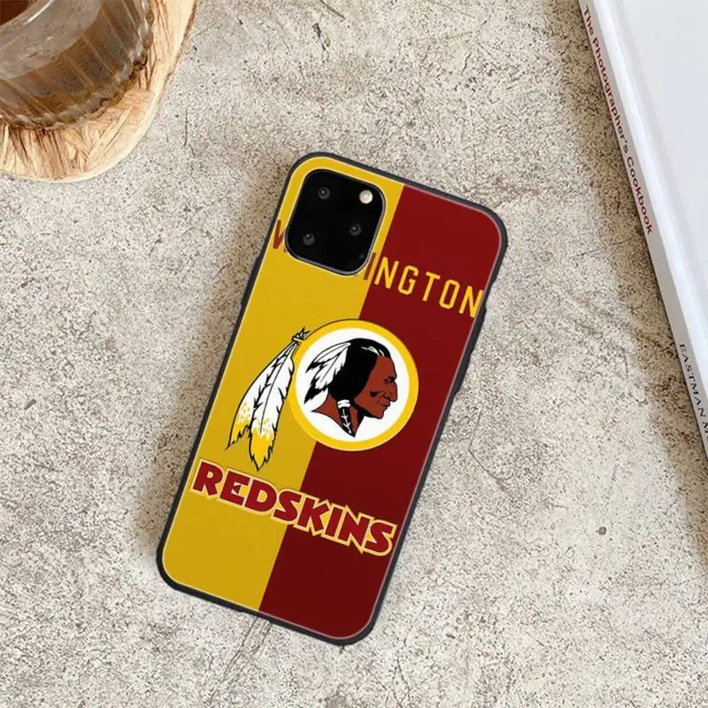 

ZFGHSHYQ W-Washington Redskins Soft Phone Case For Iphone 6 6s 7 8 Plus XR X XS XSmax 11 12 Pro Mini Max