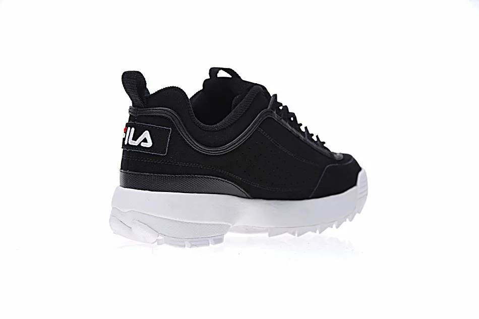 Женские кроссовки для бега Fila Disruptor II 2 черные белые серые леггинсы ремонта ног
