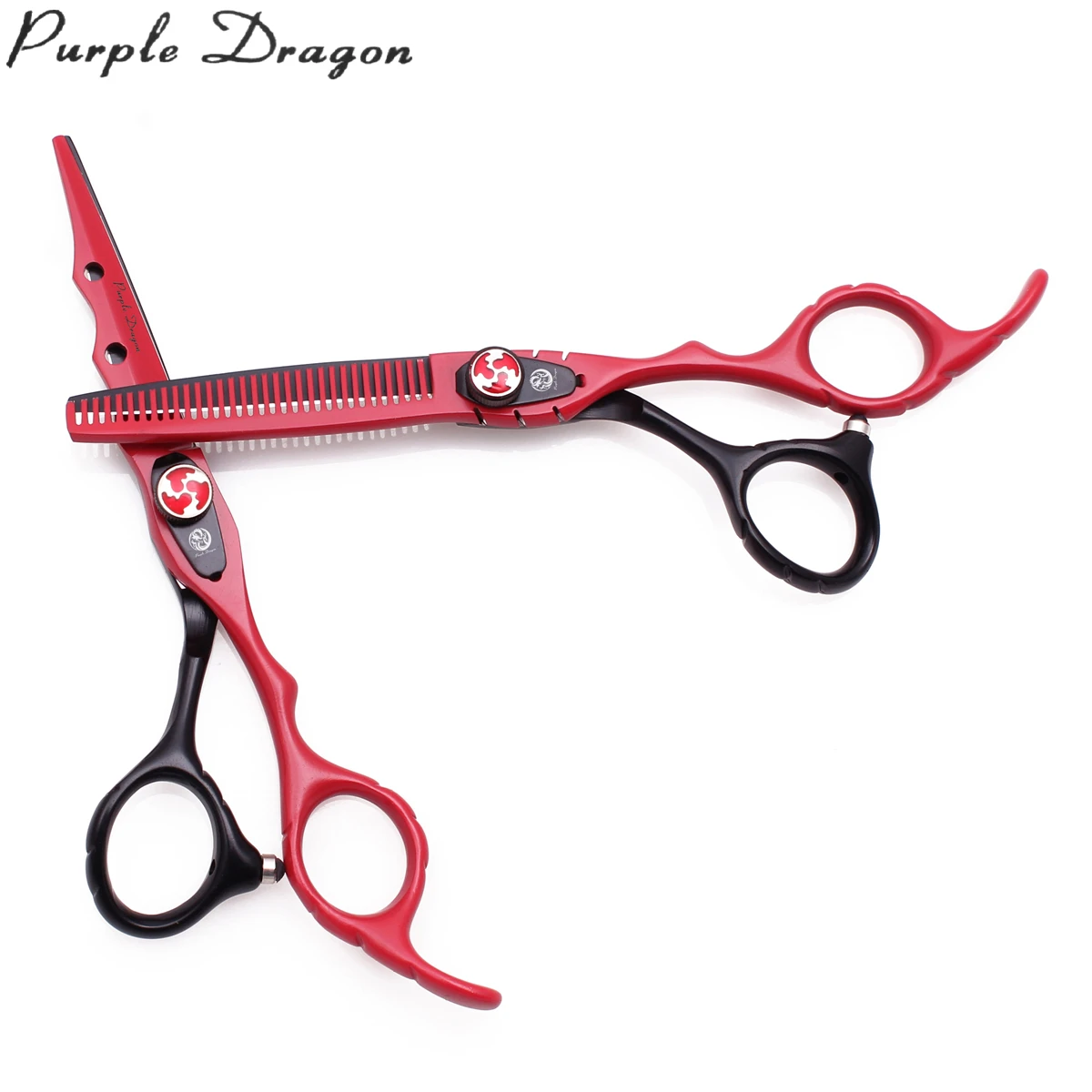 

Парикмахерские ножницы для стрижки волос Purple Dragon 6 "Японские Стальные филировочные ножницы серия для салонных стайлингов регулируемый винт натяжения 1019 #