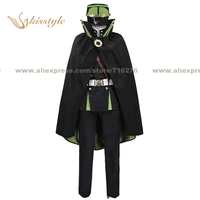 anime seraph of the end yuichiro hyakuya imperial blue uniform with cape uniform cosplay costumecustomized accepted
