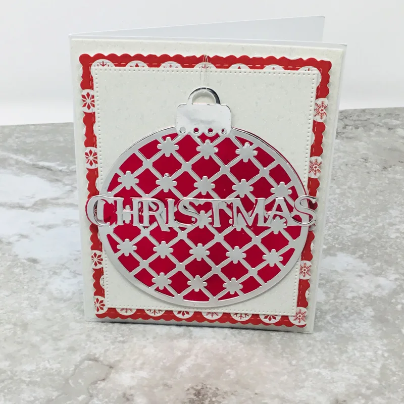 KLJUYP Рождественское украшение металлические Вырубные штампы для скрапбукинга