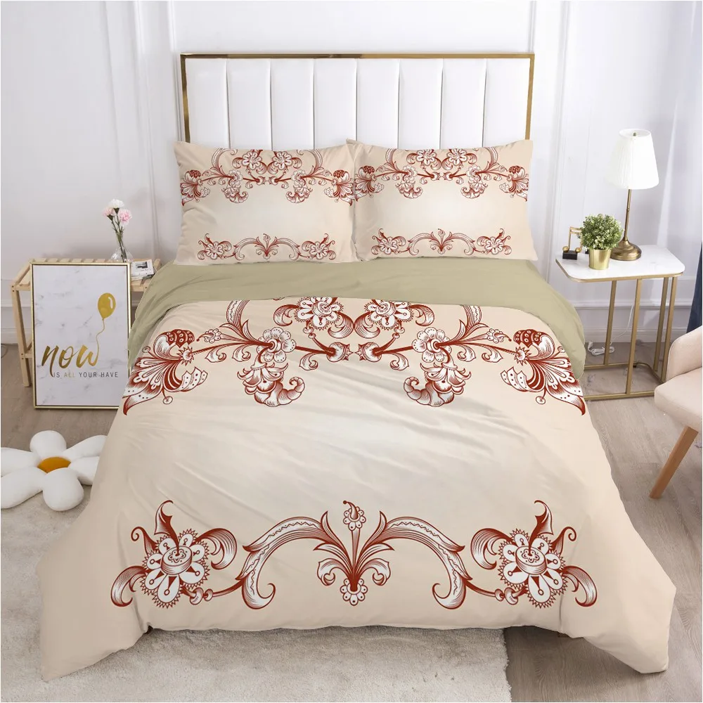 

3D Bed Linens Bedding Sets Quilt Covers Pillow Shams Duvet Cover Sets Bedclothes Twin Double Single Luxury Flower Home Textile