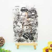retro city transparent silicone stamp cutting diy hand account scrapbooking rubber coloring embossed diary decoration reusable