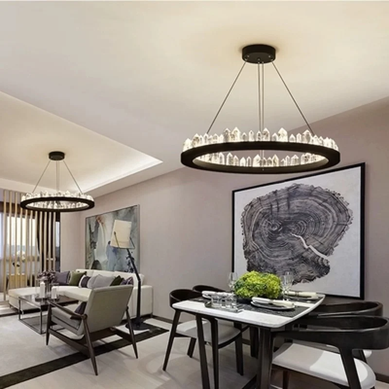 Современная светодиодная Люстра для кухни столовой гостиной подвесной