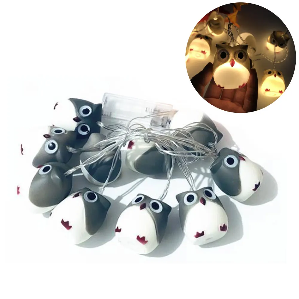 Путем самостоятельного выбора между милый Хэллоуин Сова гирлянды Фонари барбекю