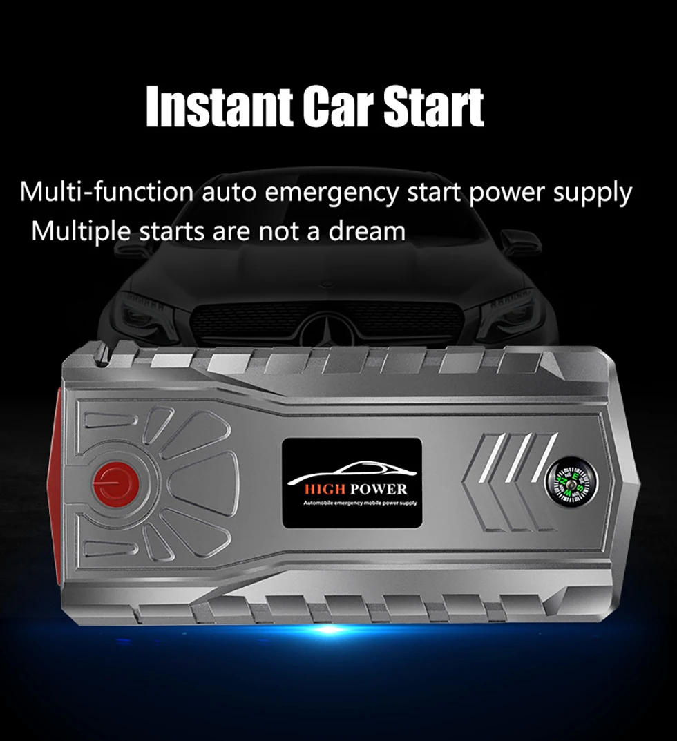 12000 mwh автомобильный стартер 600A 12V внешний автомобильный аккумулятор Многофункциональный Аварийный усилитель аккумулятора автомобильный стартер power Bank