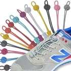 Резиновые шнурки для кроссовок 1 пара, эластичные круглые, для детей и взрослых, без завязывания, 22 цвета, для ленивых