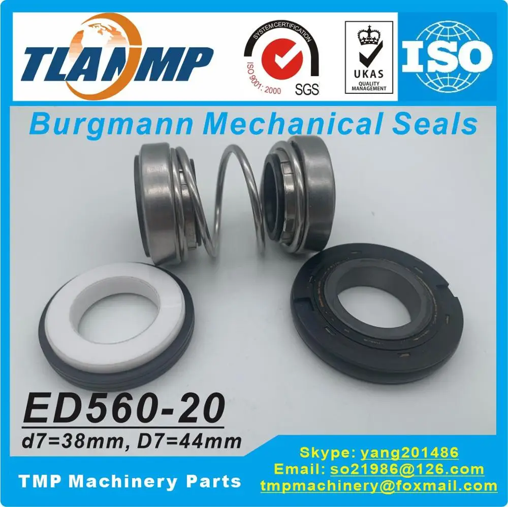 560D 20 Burgmann двойные лицевые TLANMP механические уплотнения (ED560 20) двойное уплотнение