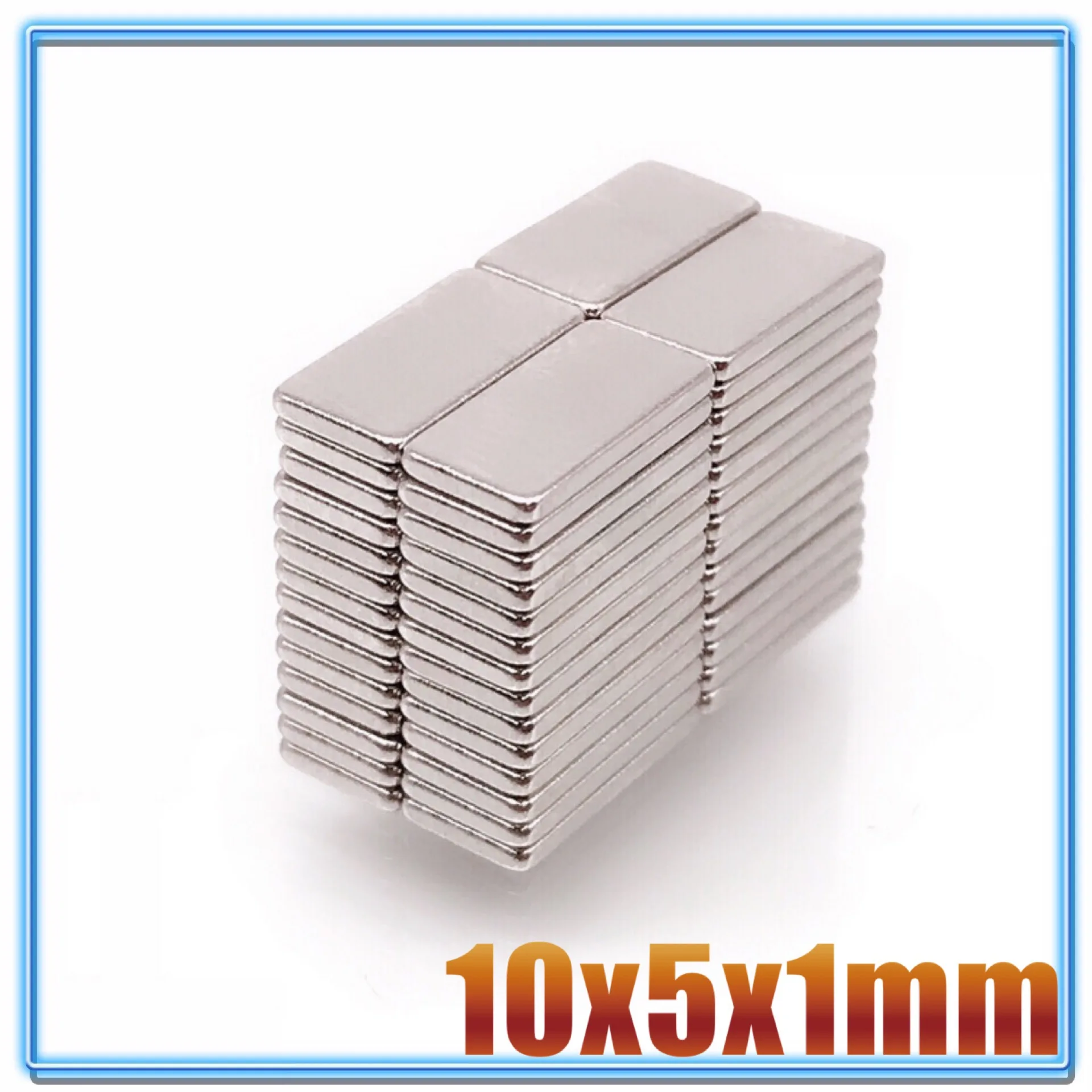 Магнит из редкоземельного металла 10x5x1 20-1000 шт. толщина 1 мм маленькие