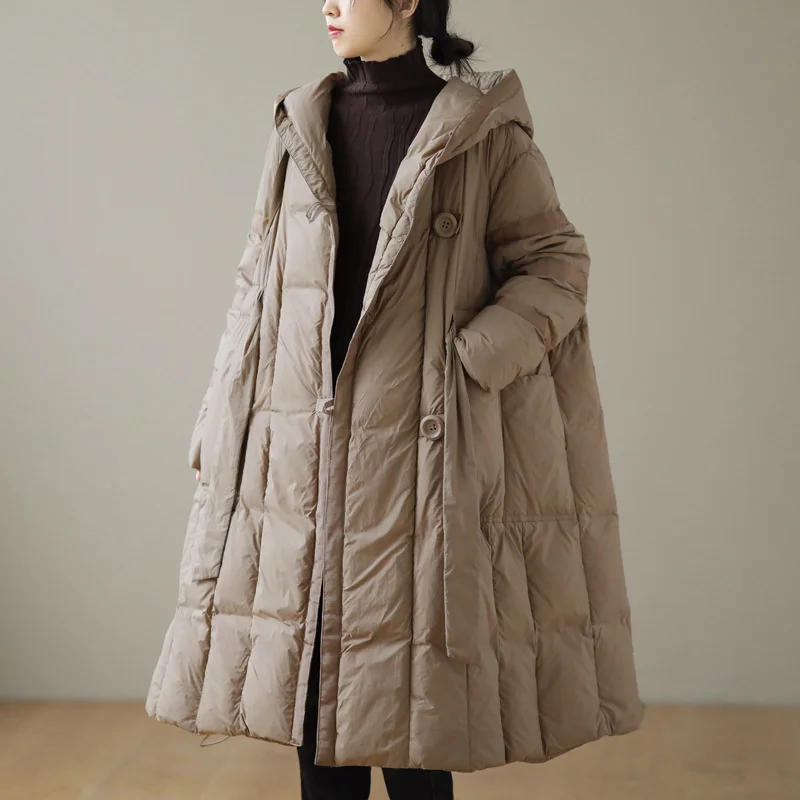 Женская однотонная Куртка Max LuLu с капюшоном модель 2021 года зимнее теплое