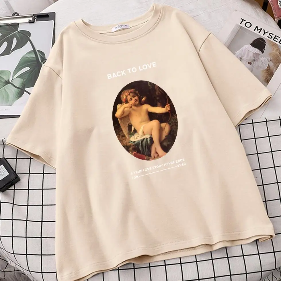 

Back To Love Funny Women Vintage Tumblr Ulzzang T Shirts Camisetas De Mujer Anime Tops Tee Shirt Femme Roupas Femininas Vetement