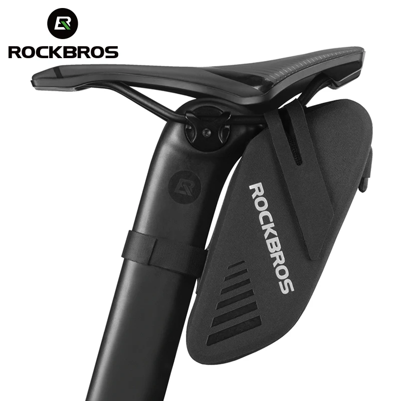 

ROCKBROS Bicycle Saddle Bag Waterproof Bike Rear Tail Bag Can Hang Taillights MTB Road 0.6L Capacity Bike Bag Bike Accessories