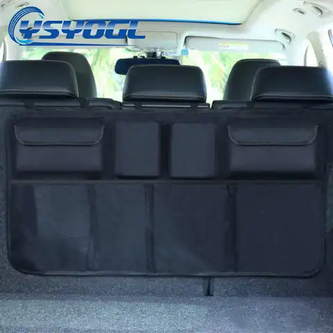 Органайзер для багажника автомобиля, регулируемая сумка для хранения на заднем сиденье, многофункциональные универсальные органайзеры из ...