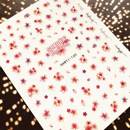 Hanyi- 160 Новейшие 3d наклейки для дизайна ногтей SOLONAIL hanyi-19 flower-19 Stamp шаблон Переводные картинки инструмент DIY Инструменты для украшения ногтей - Цвет: Hanyi- 160