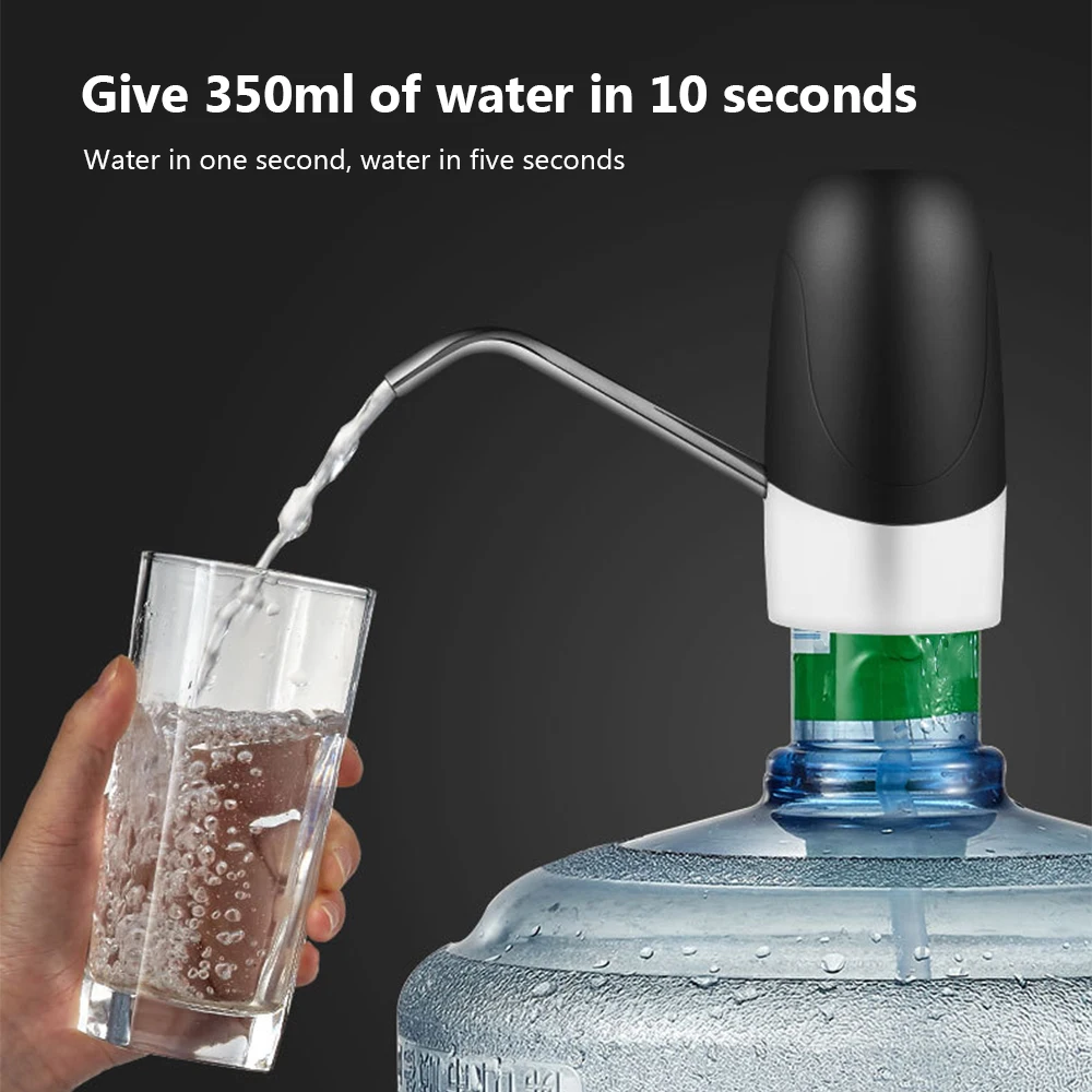 USB Wireless Water Pump Dispenser Bottle Portable Beverage Suction Automatic For Home Travel | Бытовая техника