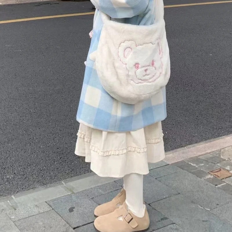 Юбка женская трапециевидная в японском стиле нежная свободная универсальная