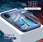 Гидрогелевая пленка для Xiaomi Redmi Note 8, 7, 6 Pro, 5, 4, 4X, 74D, 1-3 шт.
