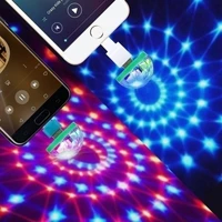 mini disco light portable home party dc 5v ball led phone usb dormitory colorful lights room decorations birthday decorations