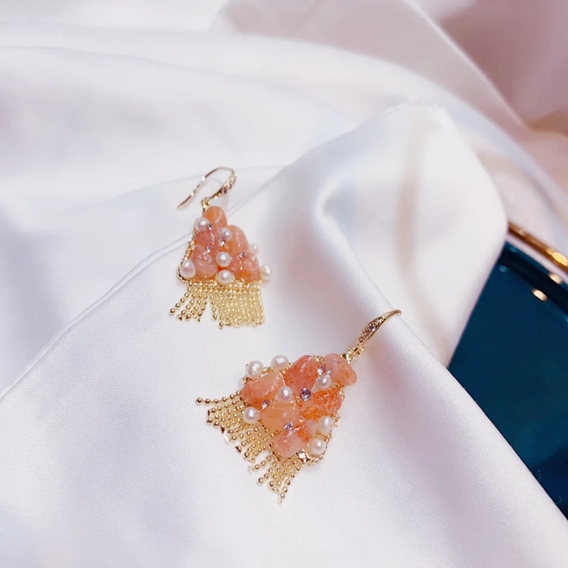 Серьги с жемчугом DAIMI кварцевые серьги из материала 2 3 мм жемчужные для женщин