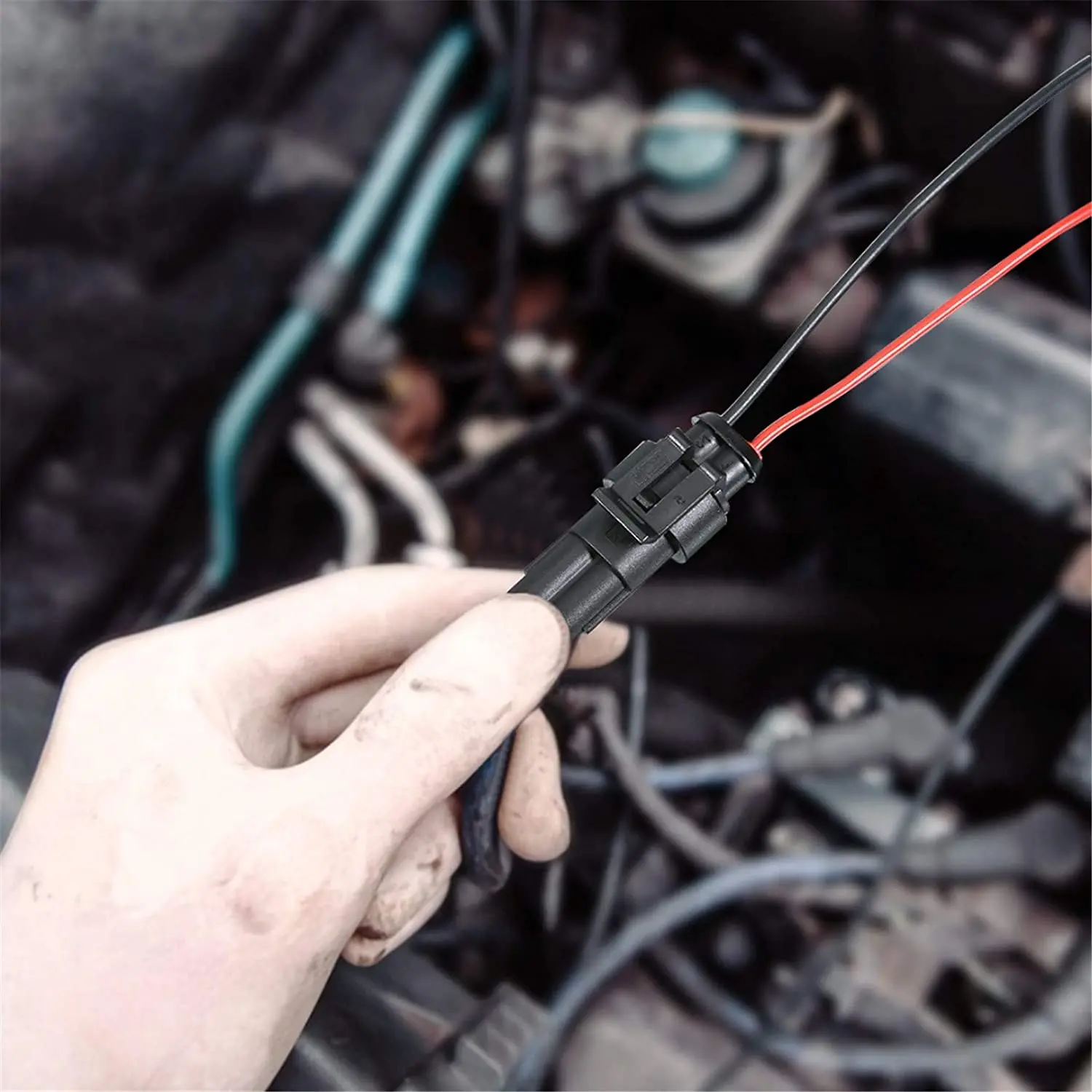 Новый Водонепроницаемый автомобильный комплект электрических разъемов 1 4 года