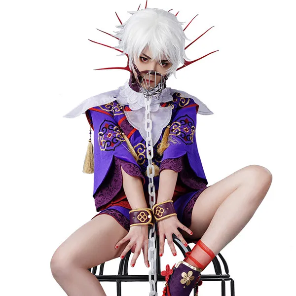 Новинка костюм для ролевой косплей один из 7 грехов с вышивкой гнева мужской