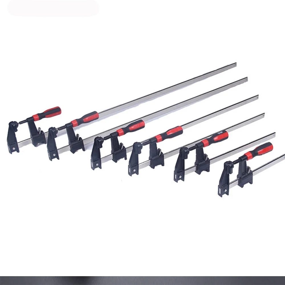 

DTBD 6/12/18/24 Inch F Clamps Set Quick Ratchet Release Speed Squeeze Multi Purpose Woodworking Clamp Clip Kit DIY Hand Tool