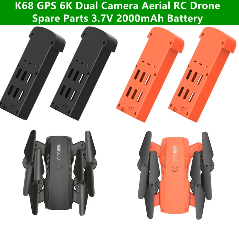 

Квадрокоптер K68 GPS с дистанционным управлением, 6K, 3,7 в, 2000 мА · ч