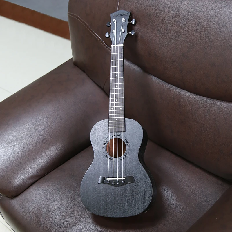 

Black Portable Ukulele Carbon Fiber Children Practice Adults Acoustic Classical Wooden Guitar Concert Musical Instruments DG50JT