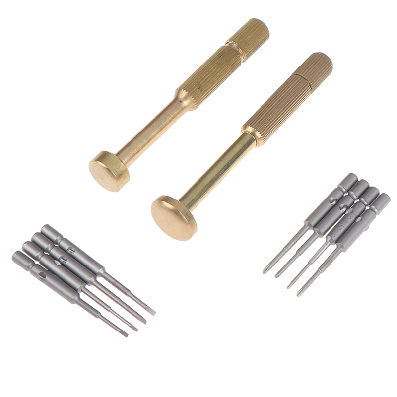 

4/1 Pcs Copper Handle Glasses Screwdrivers Opening Repair Screw Driver Disassemble Hand