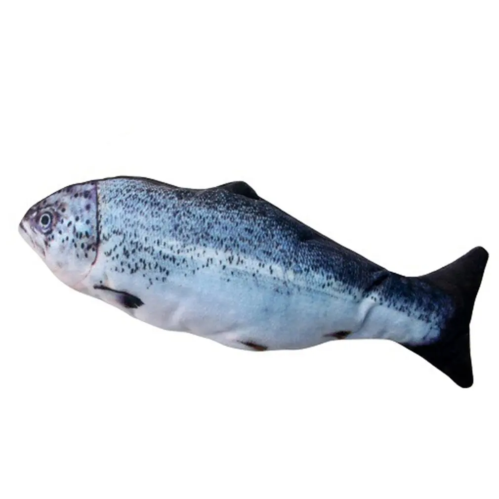 Моделирование Электрический кукла смешные рыбы плюшевая в форме кошки любимая