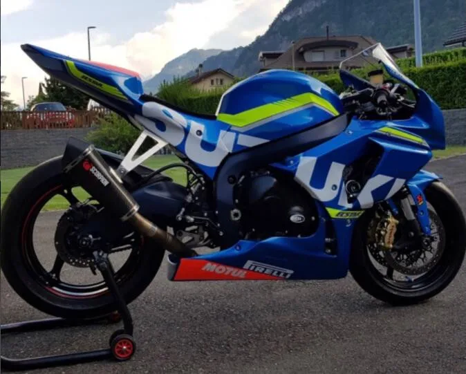 

4 подарка, новые комплекты обтекателей для мотоциклов из АБС, подходит для Suzuki GSX-R600 K8 2008 2009 2010 600 08 09 10, сине-красный