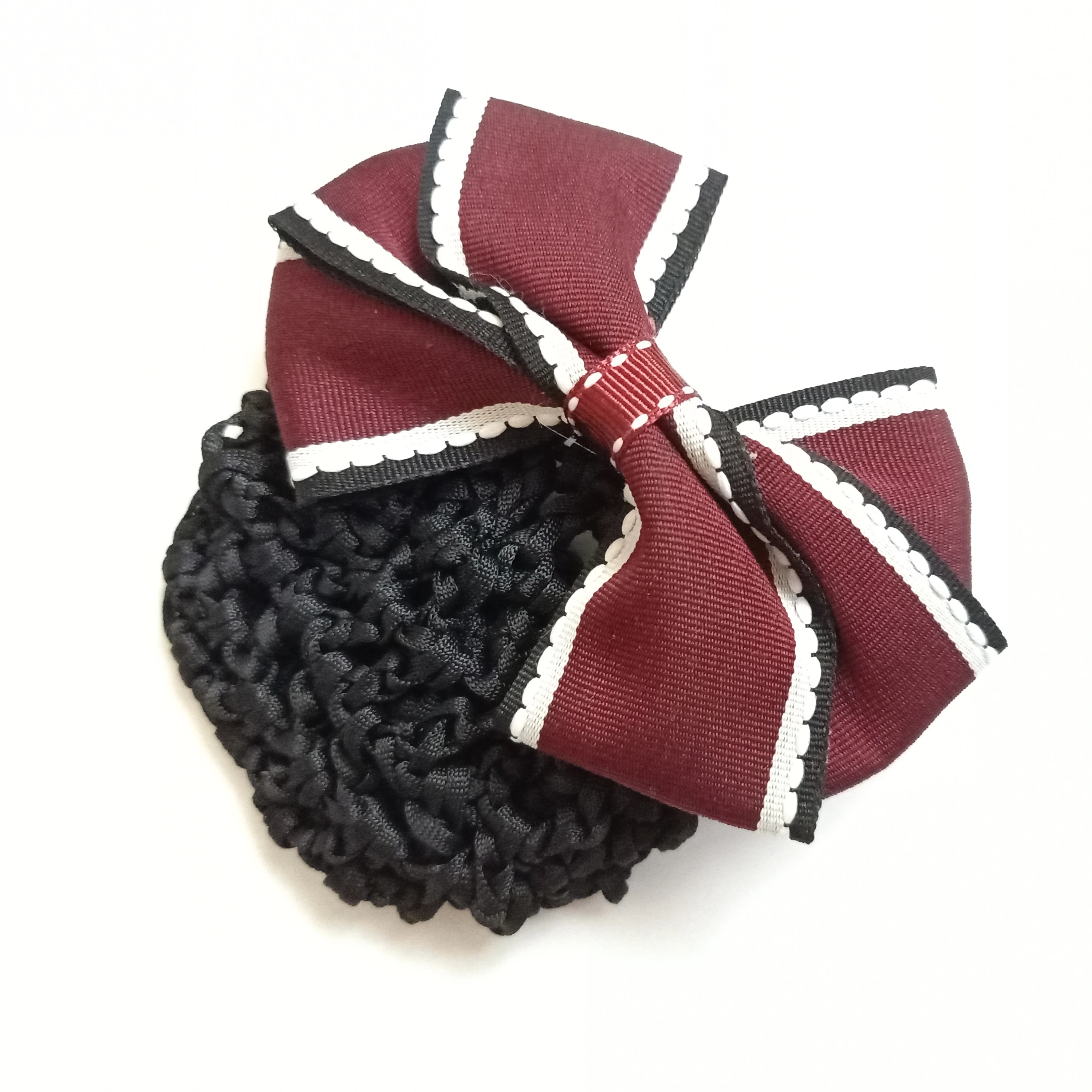 Офисный галстук-бабочка зажим для волос с сетчатым бантом заколки шпильки