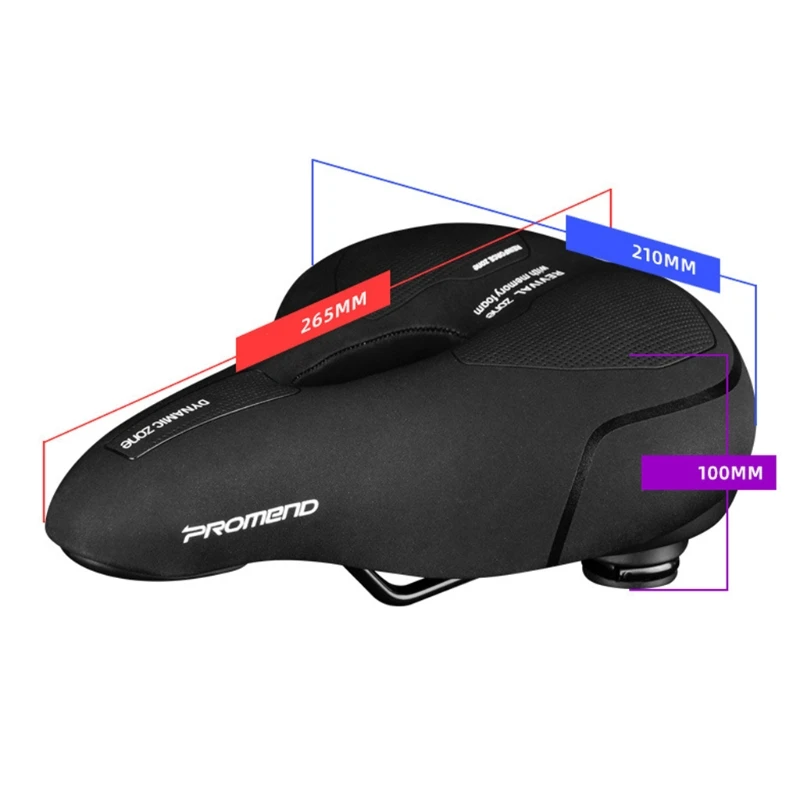 

2021 New Bike Foam Cushion Saddle Bike Seat Comfort, Bicycle Saddle Bike Saddle Cycling Seat PU Leather Surface Silica Filled