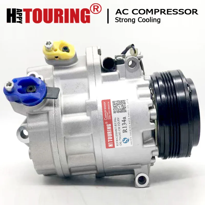 Компрессор переменного тока CSV717 для BMW X5 4.4L 4.8L 2003 2006 64526917864 691786403 64529158039 CO 11156C 4PK|car air