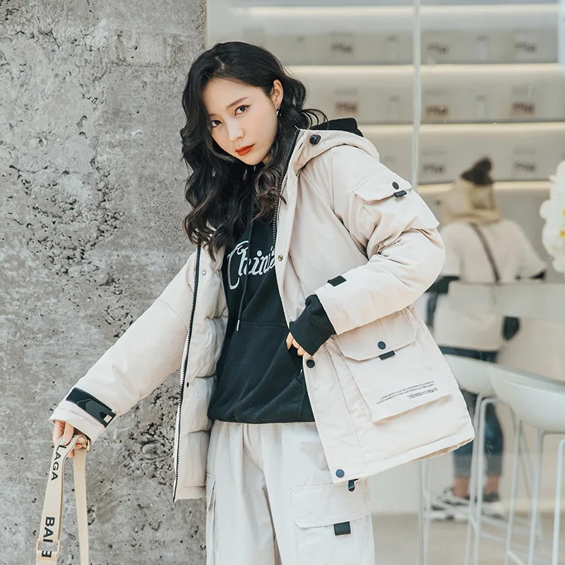 TANG брендовая Высококачественная модная женская парка 2019 новая зимняя оснастка