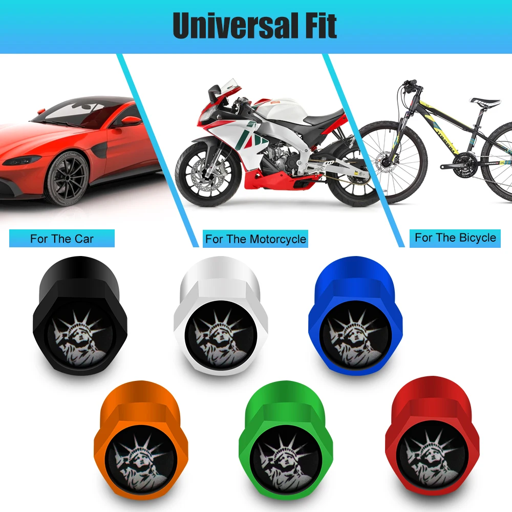 4 шт./компл. колпачок клапана автомобильной шины s алюминиевый сплав/Медь Статуя