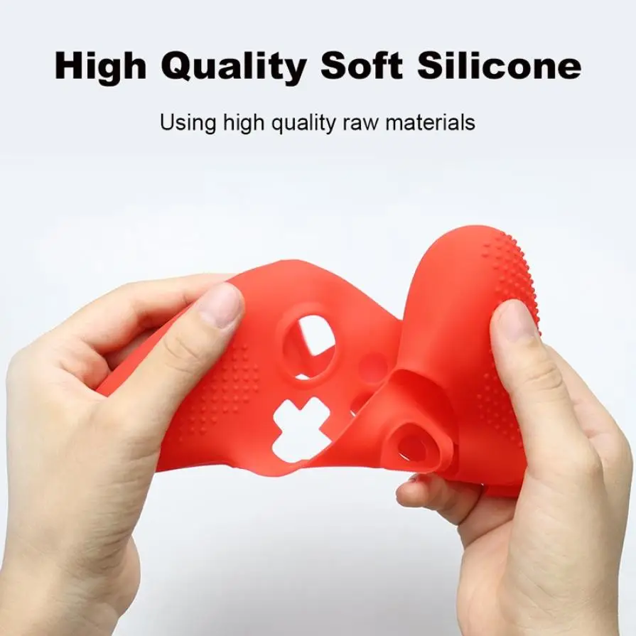

Colorful Silicone Protective Cover For Switch PRO Controller Protective Gamepad Rubber Skin Grips Joystick Cover With Rocker Cap