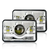 rectangular 4x6 led headlights 2pcs dot approved sealed beam truck headlamp for 4x4 offroad chevrolet h6053 h5054 h6054ll