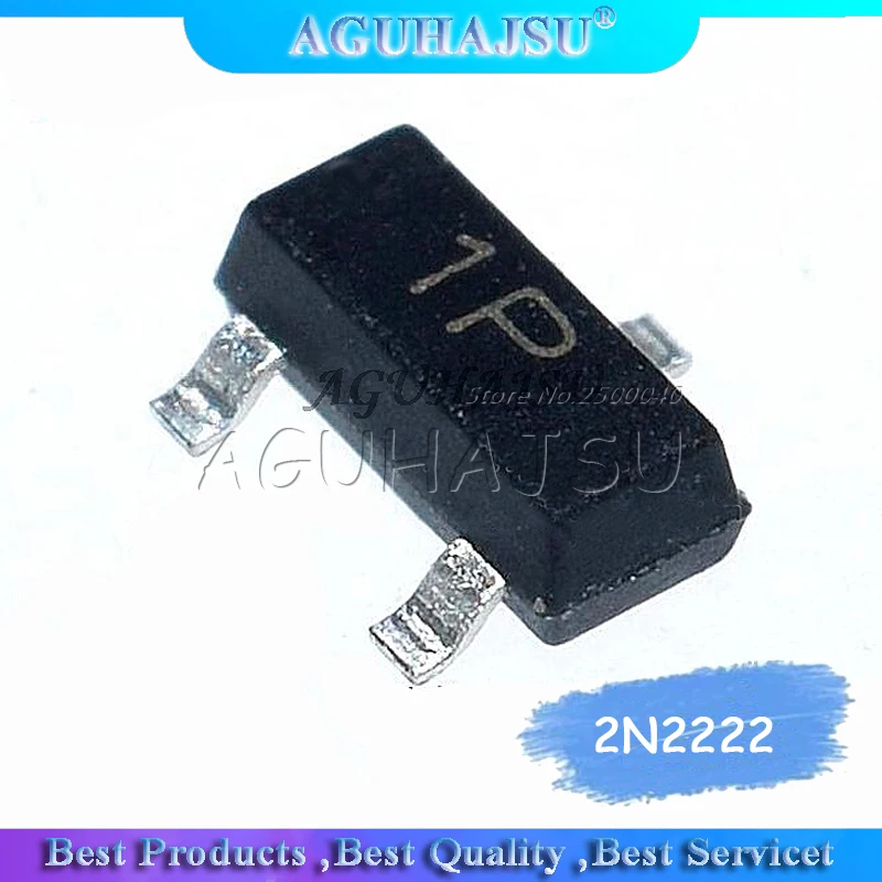 100 шт. транзистор 2N2222 1P SOT 23 SOT23 SMD 3 новый оригинальный|Интегральные схемы| |