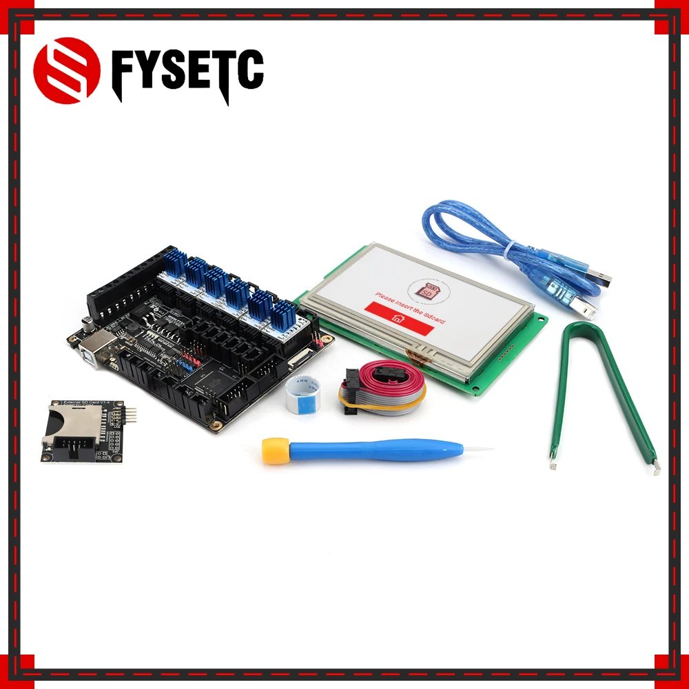 Плата все в одном FYSETC F6 решение для электроники V1.3 устройств с ЧПУ 3D принтера + 6
