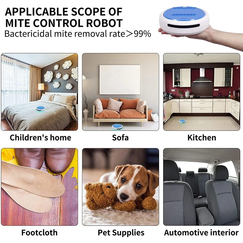 

Disinfection Robot Wireless Portable UV Disinfection and Disinfection Mite Removal Equipment for Hotel Family Bed