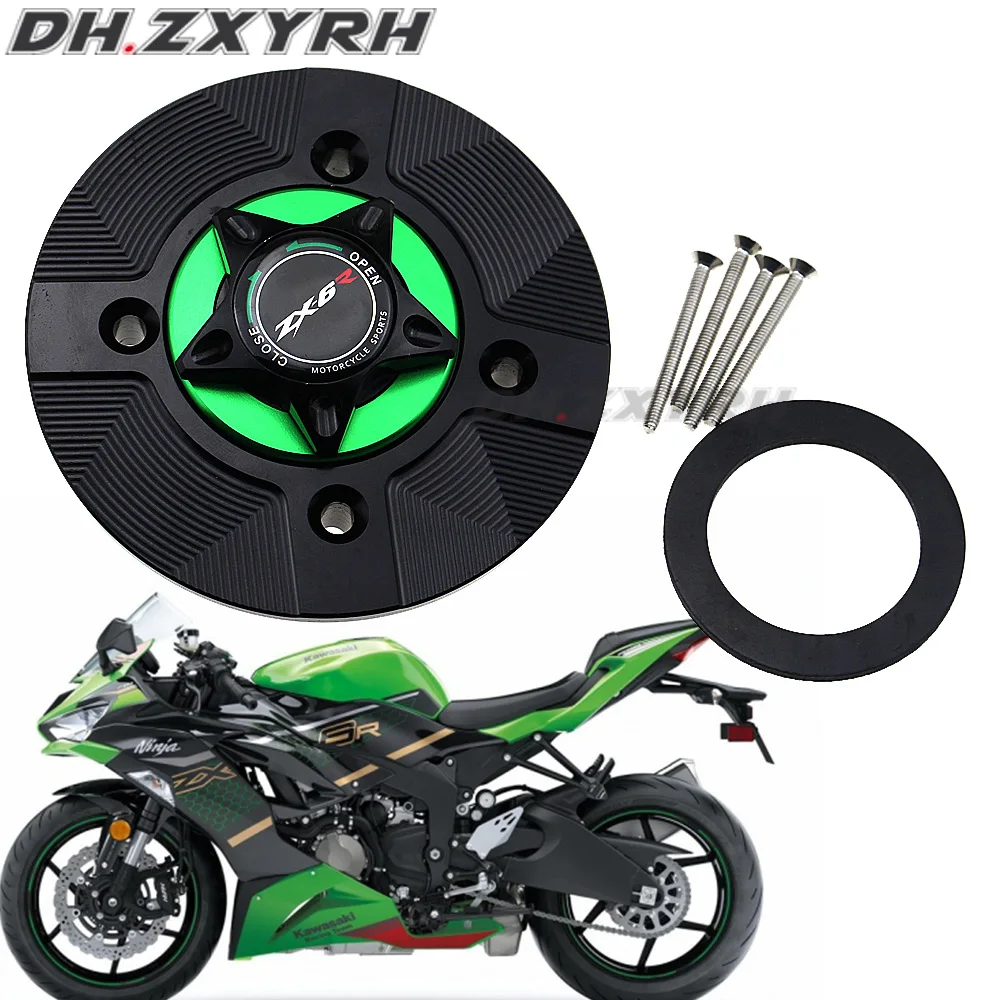 Для KAWASAKI ZX 6R NINJA 2019 2020 логотип 8 цветов CNC алюминиевый без ключа аксессуары для