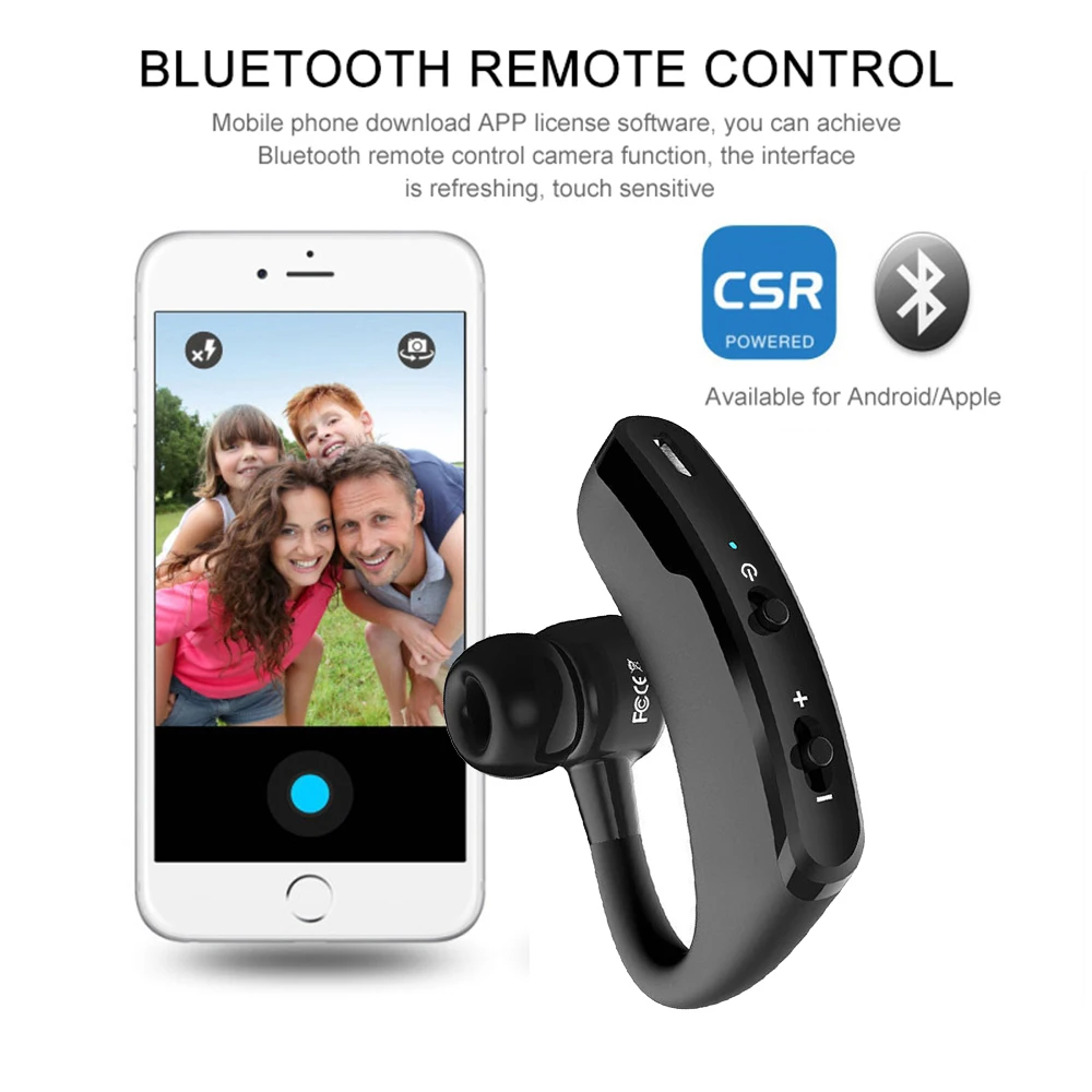 KEBIDU Bluetooth наушники V4.0 беспроводные мини гарнитура для громкой связи 24 часа