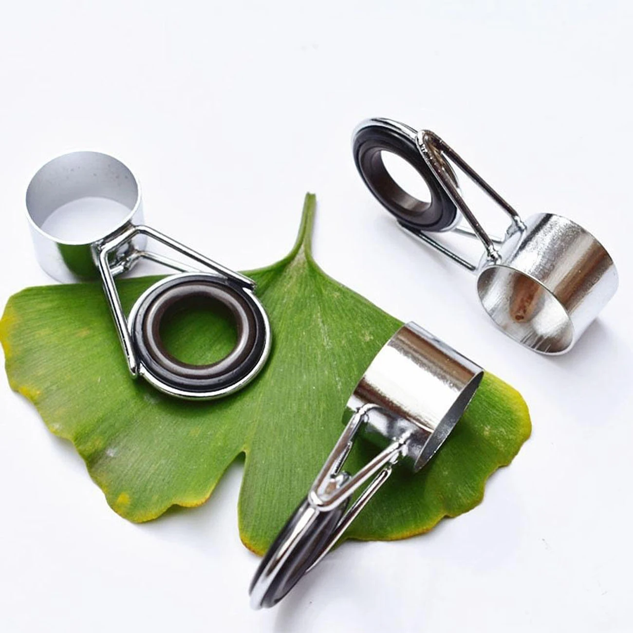 

7Pc Telescopic Fishing Rod Guides Top Ring Set Raft Fishing Repair Accessories fishing rod guides repair kit fishing accessories